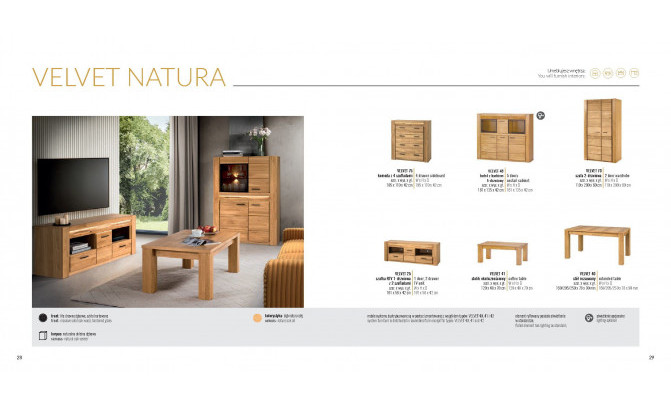 Vitrīna VELVET NATURA 11